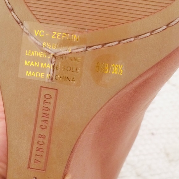 VINCE CAMUTO Leather Strap Shoes - Picture 14 of 15